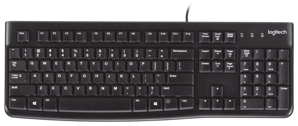 TECLADO LOGITECH K120 USB NEGRO RETAIL 920-002499
